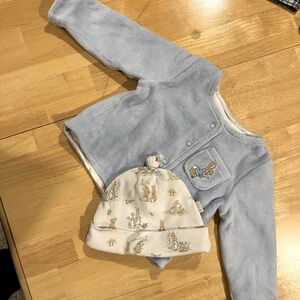 NEW JoJo Maman Bebe 3-6mo Peter Rabbit 2-piece set